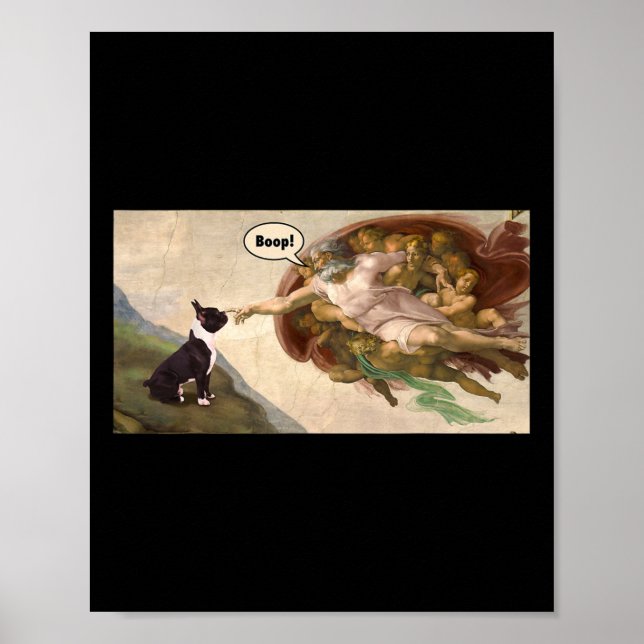Póster El Meme Del Bulldog Francés De Bulldog (Frente)