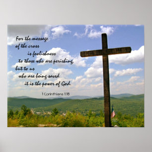Póster El mensaje de la cruz, Poster cristiana