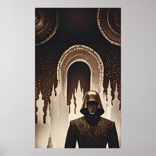 Póster El mensajero de Dreamland - Ken Gage Surreal Art (Frente)