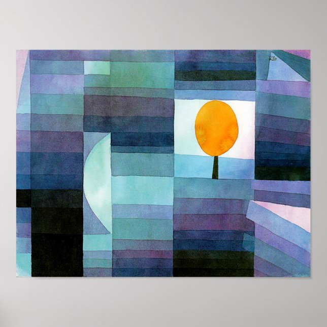 Póster El mensajero de otoño, Klee (Frente)