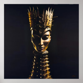 Póster El mentón absoluto de la reina en movimiento lento