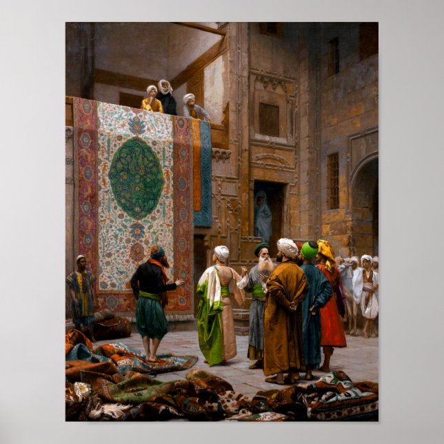 Póster El mercader de alfombras | Jean-Lé sobre Gé me o (Frente)