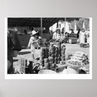 Póster El Mercado, San Cristóbal de Las Casas