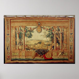 Póster El Mes de Junio/ Castillo de Fontainebleau