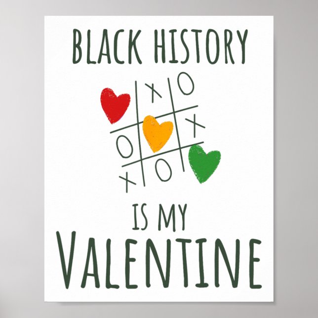 Póster El mes de la historia negra es mi día de San Valen (Frente)