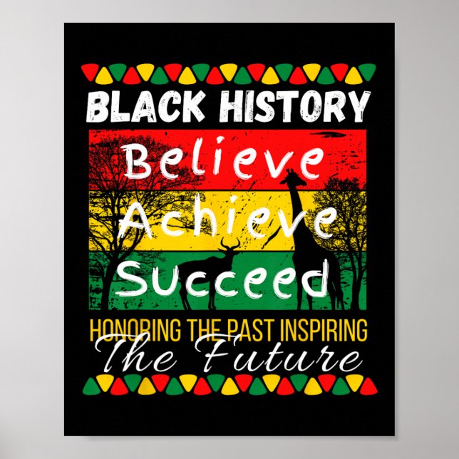 Póster El mes de la historia negra que inspiró el futuro (Frente)