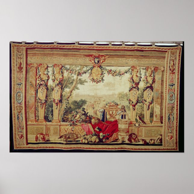 Póster El Mes de Octubre/Castillo de las Tullerías (Frente)