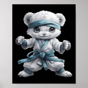 Póster El miedo de la lucha contra las artes marciales Ka