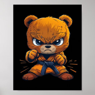 Póster El miedo de la lucha contra las artes marciales Ka