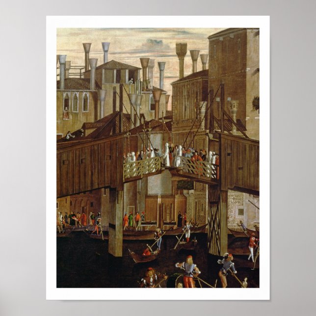 Póster El milagro de la reliquia de la Santa Cruz, detall (Frente)