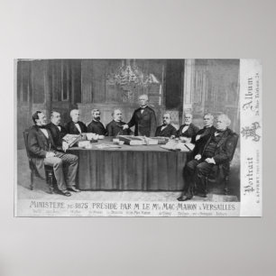 Póster El ministerio presidió encima