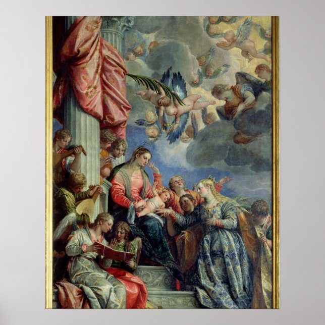 Póster El místico matrimonio de Santa Catalina (Frente)