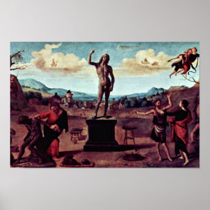 Póster El Mito De La Secuencia De Pintura Prometeo De Cin
