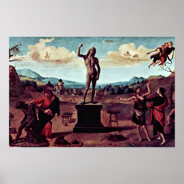 Póster El Mito De La Secuencia De Pintura Prometeo De Cin (Frente)