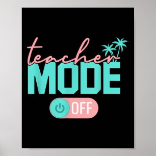 Póster El modo del profesor no es feliz el último día de