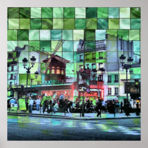 Póster el molino rojo