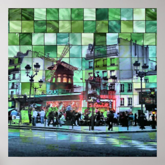 Póster el molino rojo (Frente)