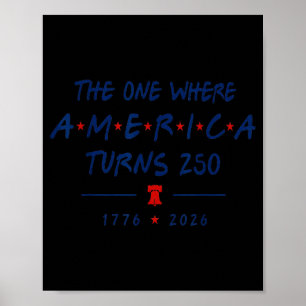 Póster El momento en que América cumple 250 1776 2026
