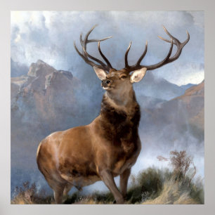 Póster El Monarca del Glen de Sir Edwin Landseer