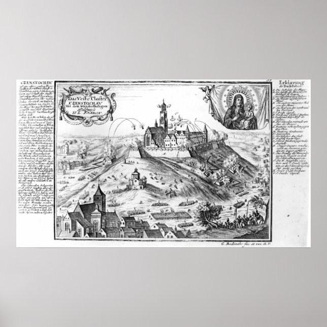 Póster El monasterio de Jasna Gora, Czestochowa (Frente)