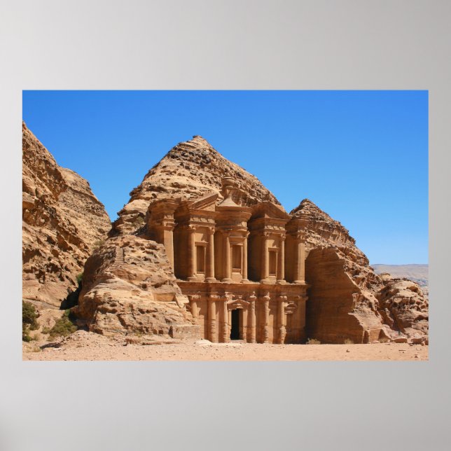 Póster El monasterio Petra Jordan (Frente)