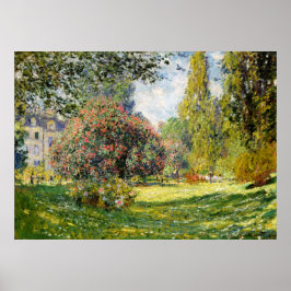 Póster El Monceau del Parque por Claude Monet