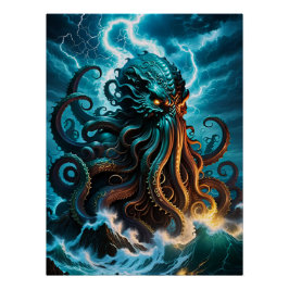 Póster El Monstruo Kraken
