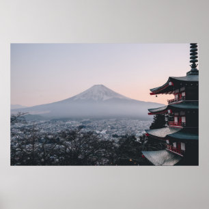 Póster El monte Fuji, Japón