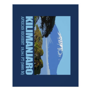 Póster El monte Kilimanjaro
