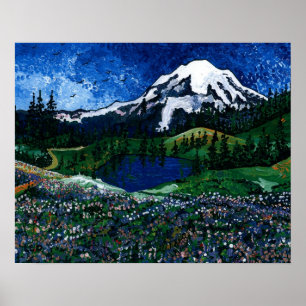 Póster El Monte Rainier