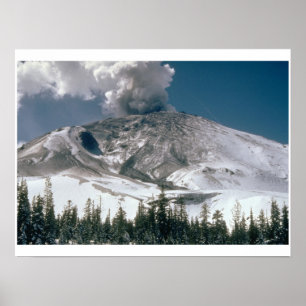Póster El Monte Saint Helens - Pre-Erupción