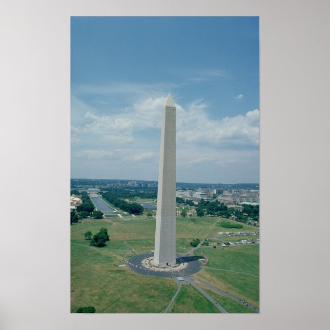 Póster El Monumento a Washington, construido entre 1848 y (Frente)