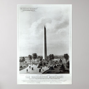 Póster El Monumento a Washington y sus alrededores