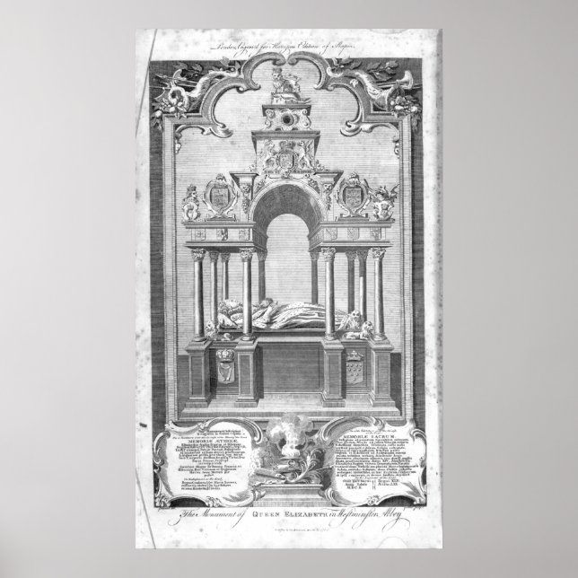 Póster El monumento de la reina Isabel (Frente)