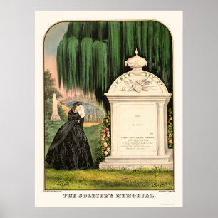 Póster El monumento del soldado en 1863