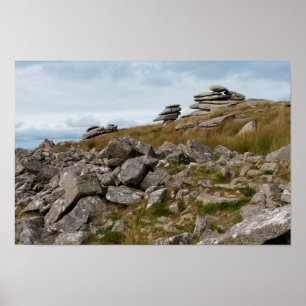 Póster El moreno salvaje Bodmin Moor Cornwall England