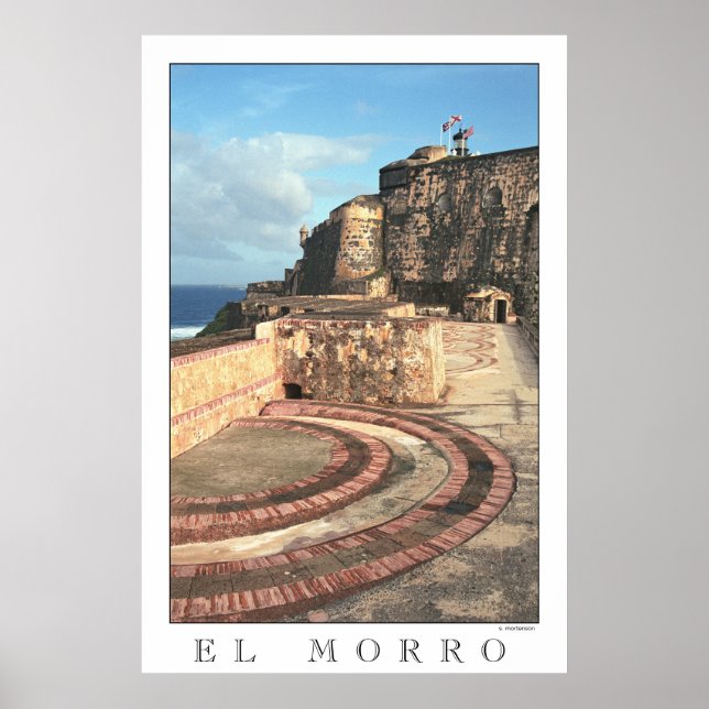 Póster EL MORRO poster Puerto Rico (Frente)