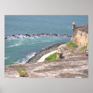 Póster EL Morro, Puerto Rico