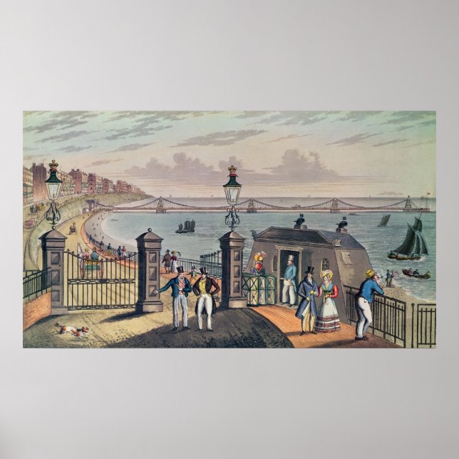 Póster El muelle de la cadena en la parte delantera de Br (Frente)