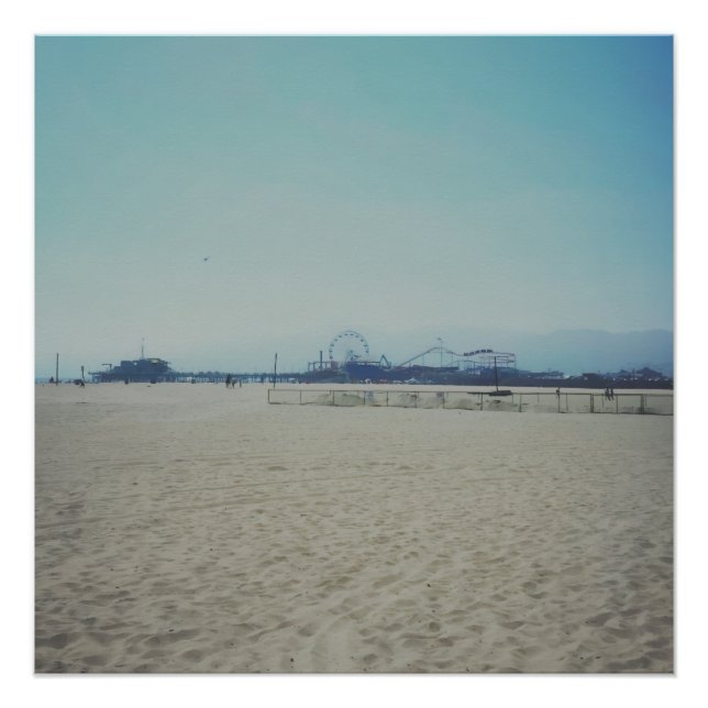 Póster El muelle de Santa Mónica  (Anverso)