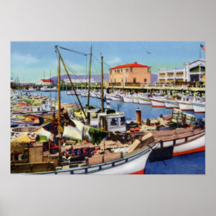 Póster El muelle del pescador de San Francisco