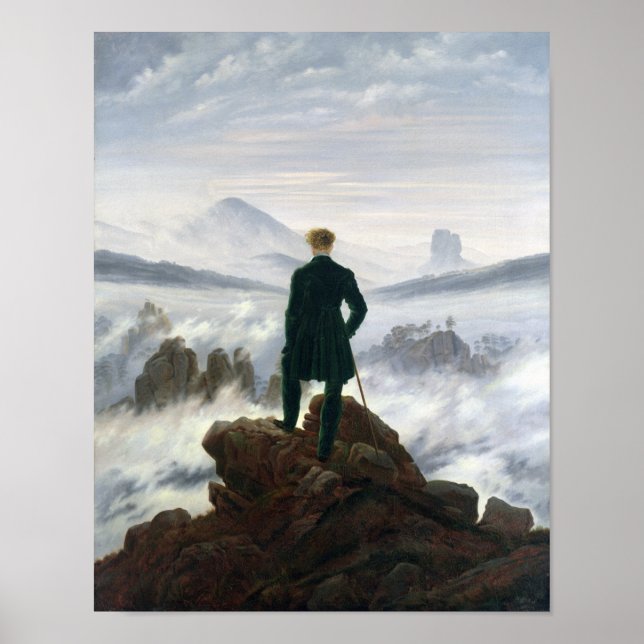 Póster El mujeriego sobre el mar de niebla (Frente)