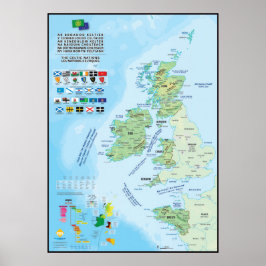 Póster El multilingue a la carta de las seis naciones
