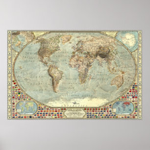 Póster El mundo - 1938