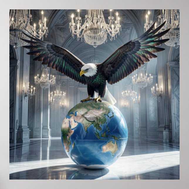 Póster El Mundo Bajo Sus Garras (Frente)