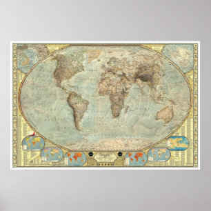 Póster El mundo - cambio de clima