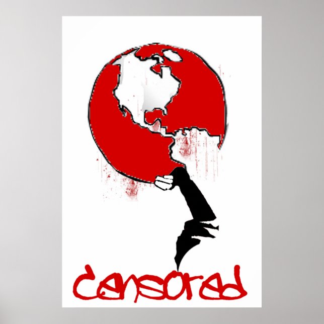 Póster El mundo censurado (Frente)