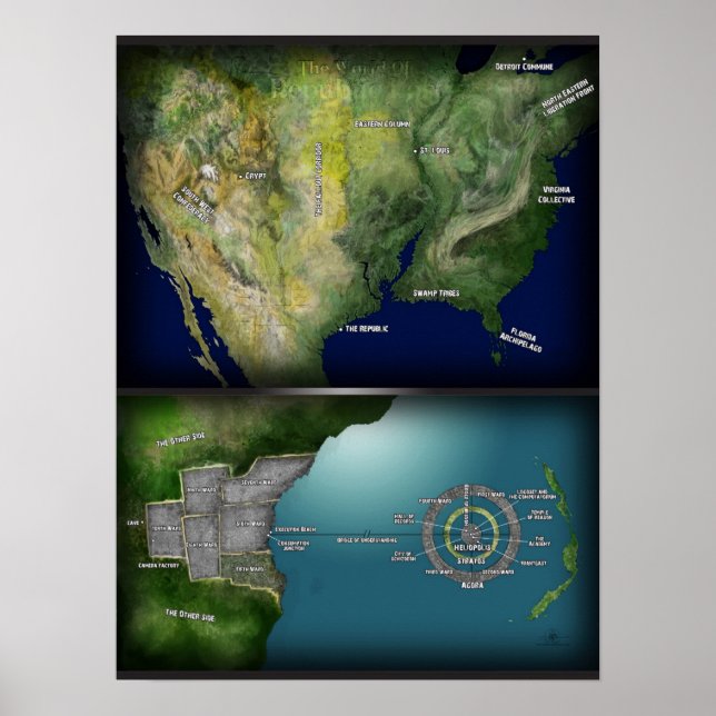 Póster El mundo de la República perdida (Frente)