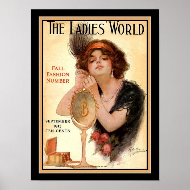 Póster "El mundo de las damas" 1913 (Frente)