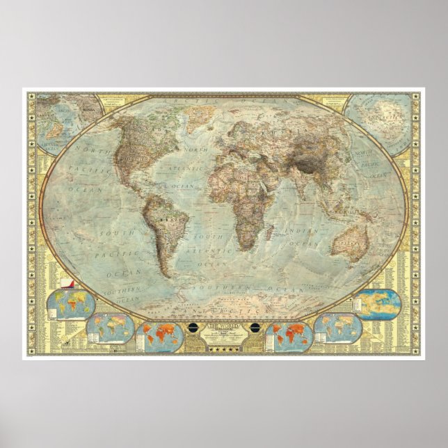 Póster El mundo - El cambio climático (Frente)